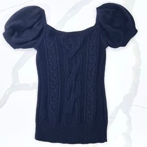 🌈2/$30 EUC Arden B Angora Black Sweater